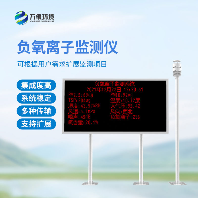 大氣負氧離子自動監測系統