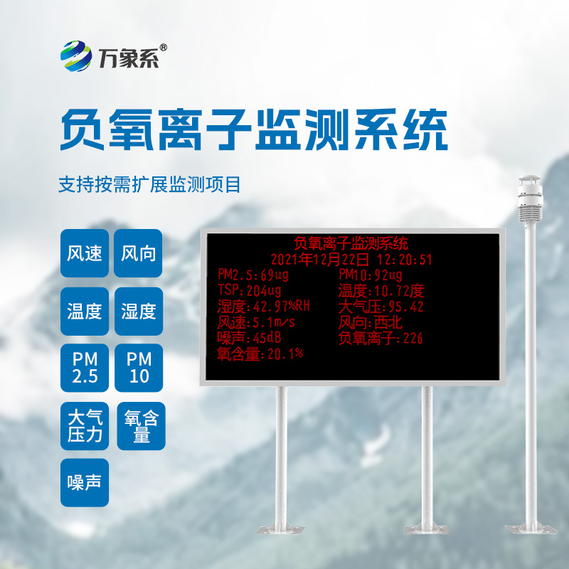 多參數(shù)監(jiān)測，全方位守護(hù)：大氣負(fù)氧離子自動監(jiān)測系統(tǒng)