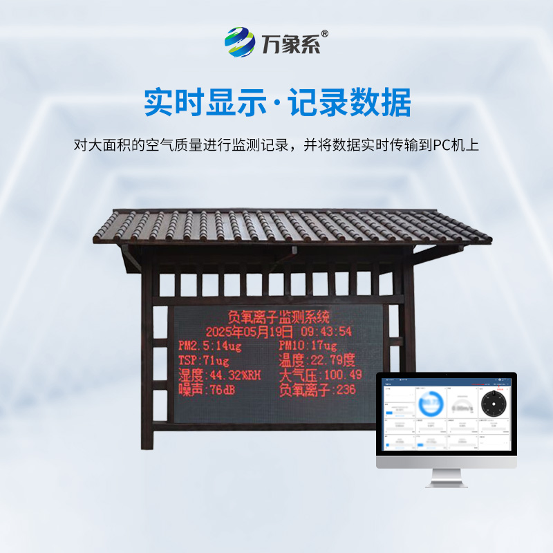 景區(qū)負(fù)氧離子監(jiān)測(cè)系統(tǒng)，如何量化清新感受？